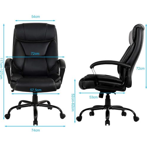 Chaise De Bureau Ergonomique Réglable En Hauteur Par Levier De Levage