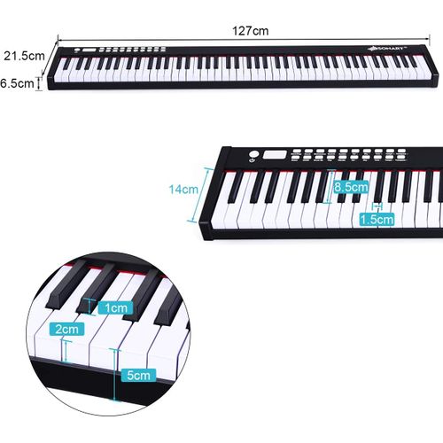 Clavier De Piano Numérique à 88 Touches Pour Enfants Avec Fonction Mid