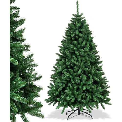 Arbre De Noël Artificiel 275cm à Charnière Avec Support Métallique,3594 Branches Sapin Douglas Pvc