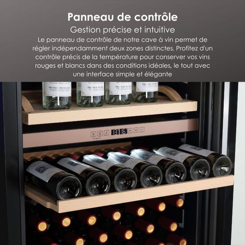 Cave à Vin Polyvalente Lecépage Agj268vx2z 268 Bouteilles Double Zone