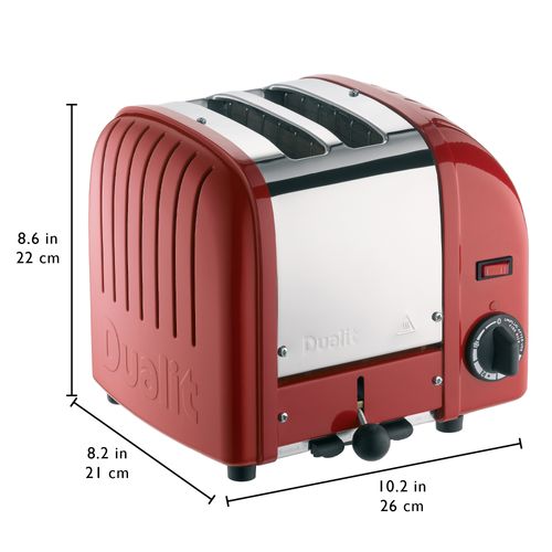 Grille-pain 2 Fentes 1200w Rouge - 20259