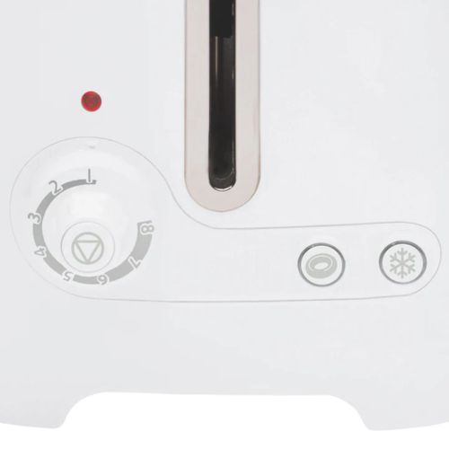 Grille-pain 2 Fentes 1200w Blanc/inox - 26223