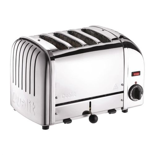 Grille Pain Professionnel Inox - 4 Tranches - Blanc