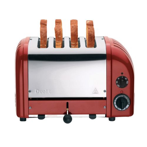 Grille-pains 4 Fentes Rouge - 47031