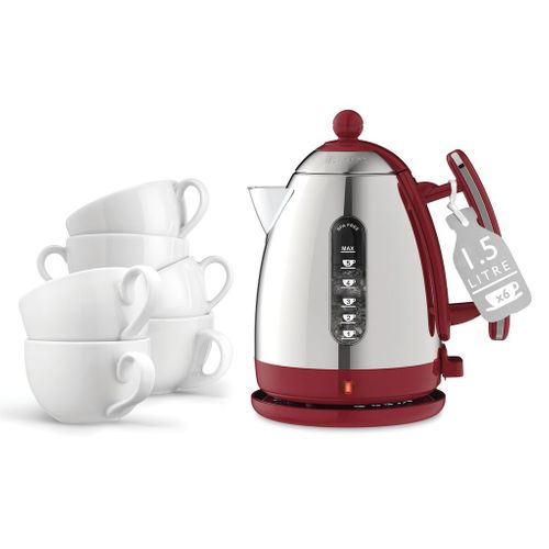 Bouilloire Sans Fil 1.5l 3000w Rouge - 72021