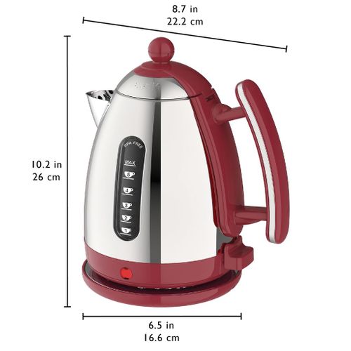 Bouilloire Sans Fil 1.5l 3000w Rouge - 72021
