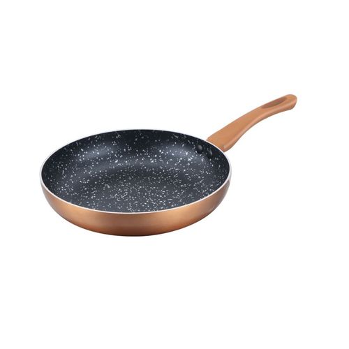 Lot De 3 Poêles En Pierre 20 24 28cm Induction Cuivre  Cc2001-cop