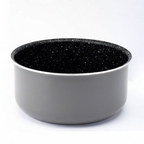 Batterie De Cuisine Revêtement Pierre Avec Manche Amovible 17 Pièces Carbonne  Hg8055-car