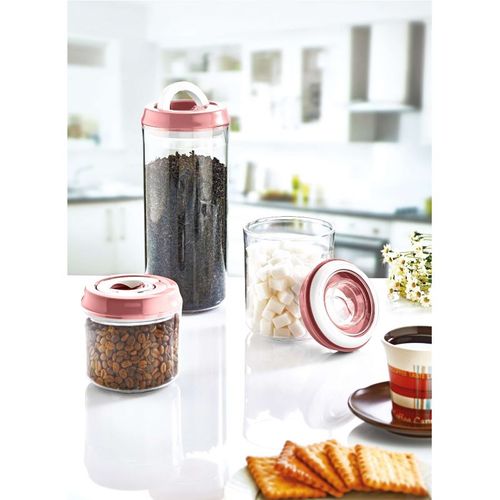 Ensemble De Pot De Stockage 3 Pièces  Hgk785-pnk