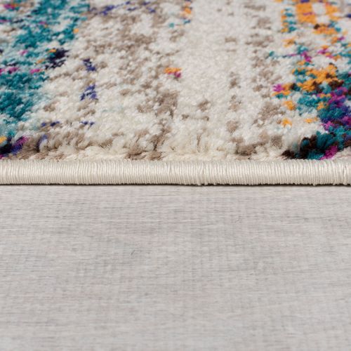 Tapis De Salon Moderne Crimp En Polypropylène - Multicolore - 160x230 Cm