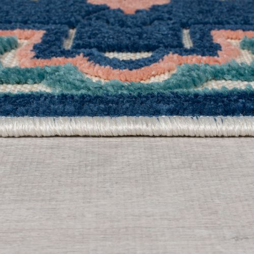 Tapis Intérieur Extérieur Moderne Sea Side En Polypropylène - Bleu - 120x170 Cm