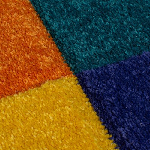 Tapis De Couloir Design Lala En Polypropylène - Multicolore - 66x300 Cm