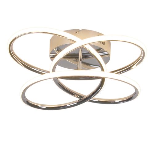 Plafonnier LED Pour Couloir Intensité Variable Avec Télécommande Forme De Papillon 36cm 44w