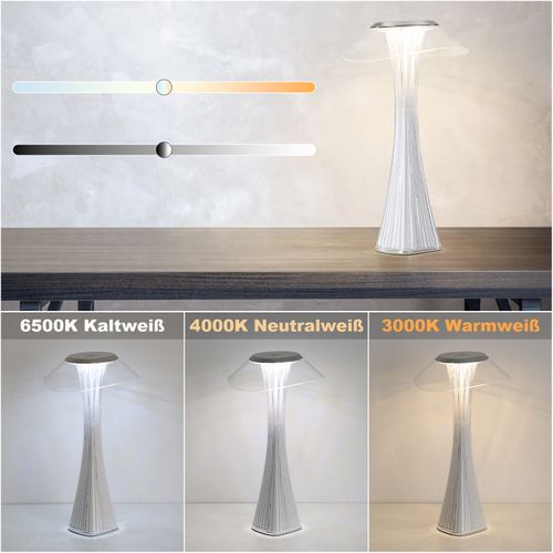 Lampe De Chevet LED Tactile à Intensité Variable USB Avec 3 Niveaux De Luminosité