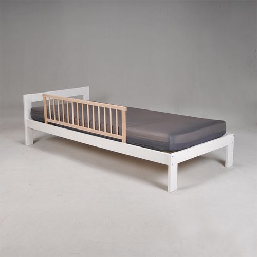 Barrière De Lit Protection Anti-chute Pour Bébés Hêtre Massif