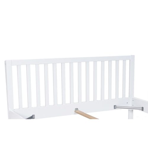 Lit 2 Places 160x200cm Blanc Parvi Inclus Sommier