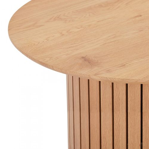 Table Basse Ronde 80cm Avec Piètement Circulaire Behiye