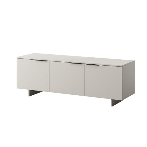 Meuble TV 150x42x55 Cm Cachemir Calia Meuble Avec 3 Potes Hi-fi Sur Pied