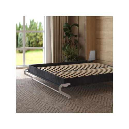 Lit Escamotable 160x200cm Vertikal M1 Lit Mural Chene Kaiserberg-antrachite