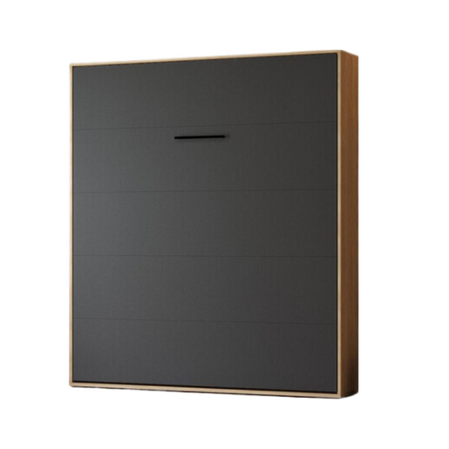 Lit Escamotable 160x200cm Vertikal M1 Lit Mural Chene Kaiserberg-antrachite