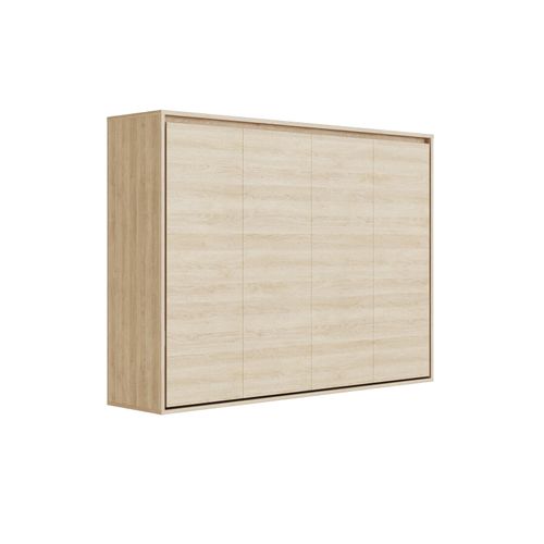 Lit Escamotable 160x200cm Horizontal M2 Lit Mural Chene Kaiser