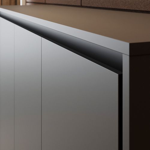 Lit Escamotable 160x200cm Horizontal M2 Lit Mural Anthracite