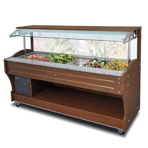 Buffet Self Service Réfrigéré Mural - 6 Bacs Gn 1/1 -