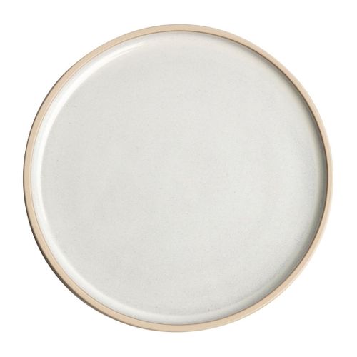 Assiette Plate Bord Droit 250 Mm - Lot De 6 -  Canvas