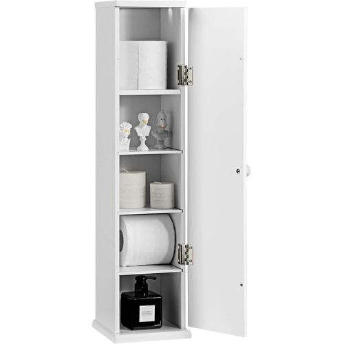 Support Papier Toilette Armoire Porte-papier Sur Pied Pour Salle De Bain