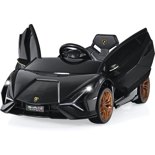 Lamborghini Voiture Électrique 12v Enfants Avec Télécommande 2,4g 2 Portes Papillons