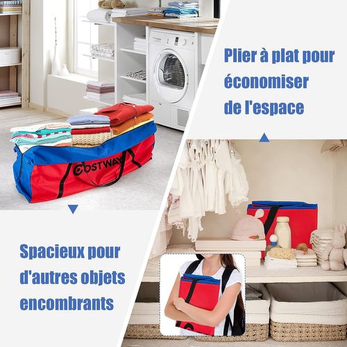 Sac De Rangement, Sac De Transport En Toile Oxford Pour Jeu De Stratégie Avec Poignée Ergonomique E