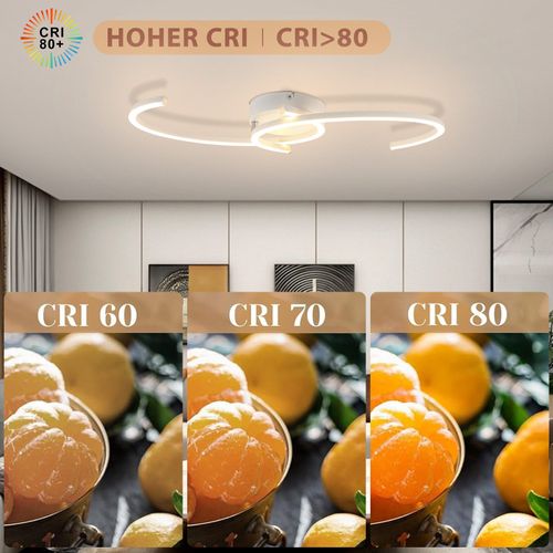 Plafonnier LED Salon 24w Plafonnier Moderne 3000k Pour Couloir Cuisine