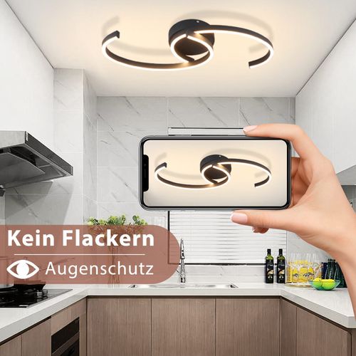 Plafonnier LED Salon 24w Plafonnier Moderne 3000k Pour Couloir Cuisine