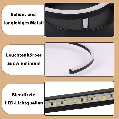 Plafonnier LED Salon 24w Plafonnier Moderne 3000k Pour Couloir Cuisine