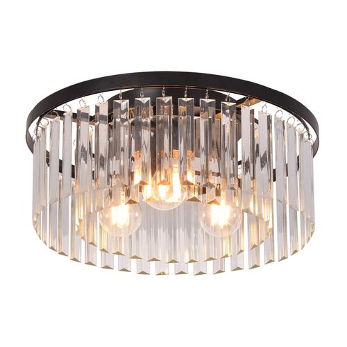 Plafonnier Pour Chambre à Coucher, Salon, Lampe De Chambre Noire E27, Lampe De Salon Moderne