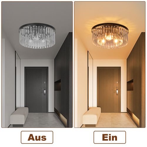 Plafonnier Pour Chambre à Coucher, Salon, Lampe De Chambre Noire E27, Lampe De Salon Moderne