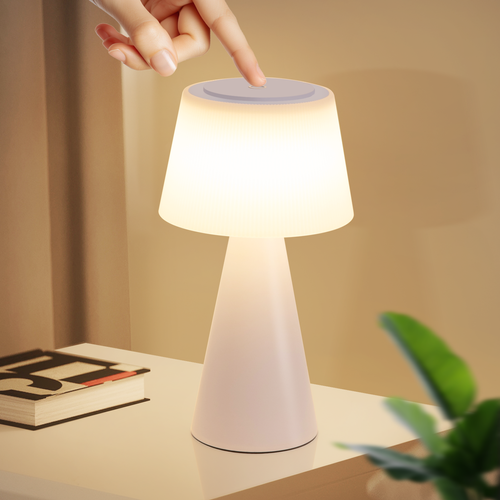 Lampe De Table à Batterie Solaire Sans Fil LED 3600mha Rechargeable Tactile Avec Batterie USB
