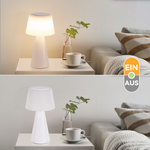 Lampe De Table à Batterie Solaire Sans Fil LED 3600mha Rechargeable Tactile Avec Batterie USB