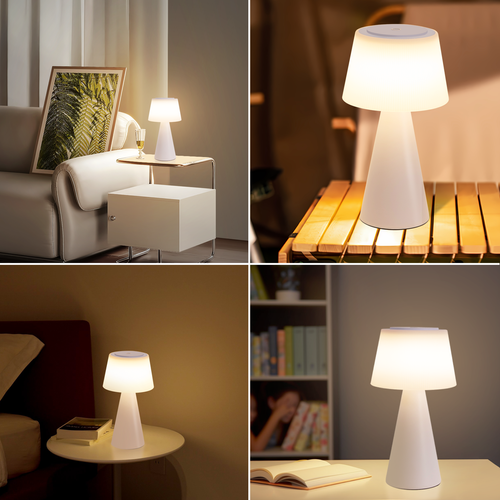 Lampe De Table à Batterie Solaire Sans Fil LED 3600mha Rechargeable Tactile Avec Batterie USB