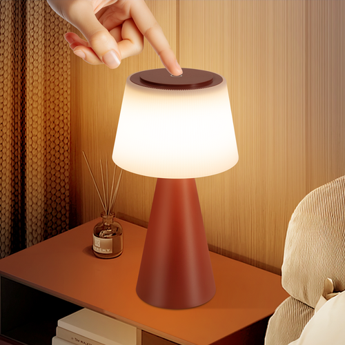 Lampe De Table à Batterie Solaire Lampe De Chevet LED Sans Fil 3600mha Rechargeable Tactile Dimmable