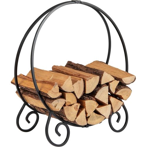 Range Buche, Porte Buche Intérieur Extérieur, Rangement Bois, Design Compact, Montage Facile