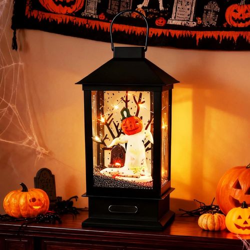 Lampadaire Halloween LED De 155 Cm, Lampe De Rue Intérieure Avec Lumières LED 6 Couleurs