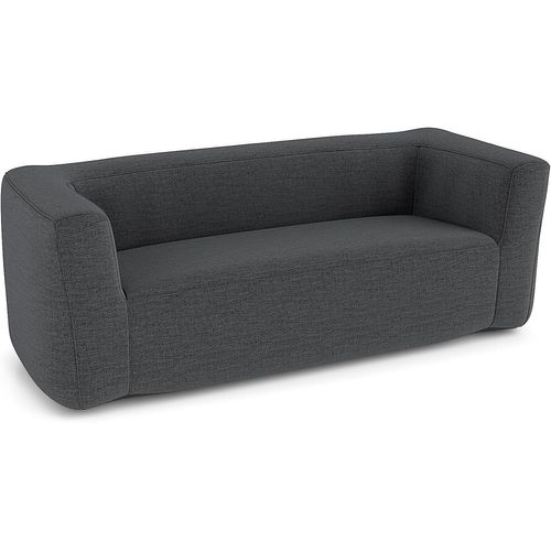 Canapé Gonflable 2-3 Places, Housse Détachable, Accoudoirs Larges ,184x79x67cm,gris