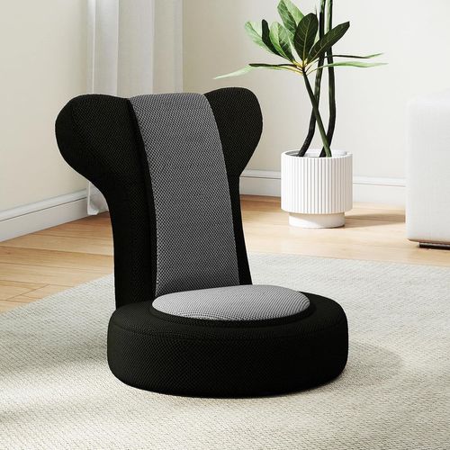 Fauteuil De Sol Pliable 48x64x53cm, Appuie-tête Et Dossier Réglables,coussin Rembourré ,gris