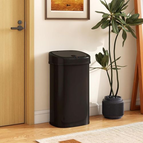 Poubelle Cuisine Automatique 58l,tri Selectif,2 Anneaux De Maintien,couvercle à Ouverture Maintenue