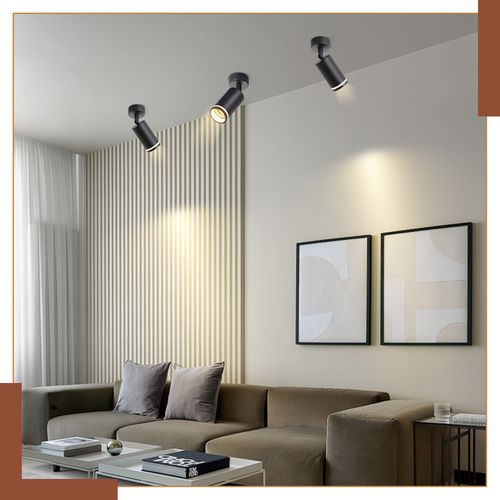 Plafonnier 1 Flamme Gu10 Métal Plafonnier Moderne Lampe De Couloir Pour Cuisine Bureau