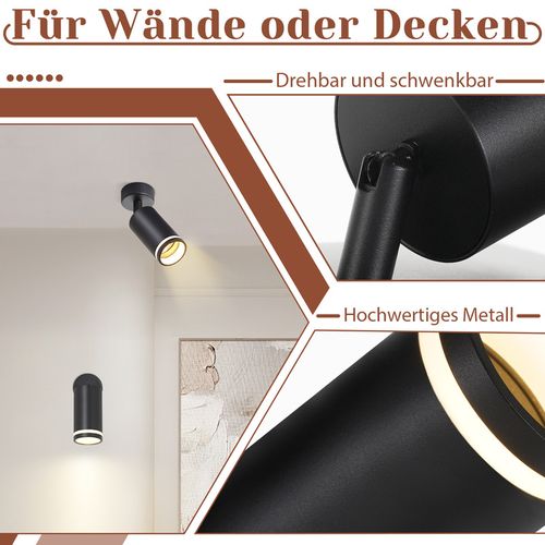 Plafonnier 1 Flamme Gu10 Métal Plafonnier Moderne Lampe De Couloir Pour Cuisine Bureau