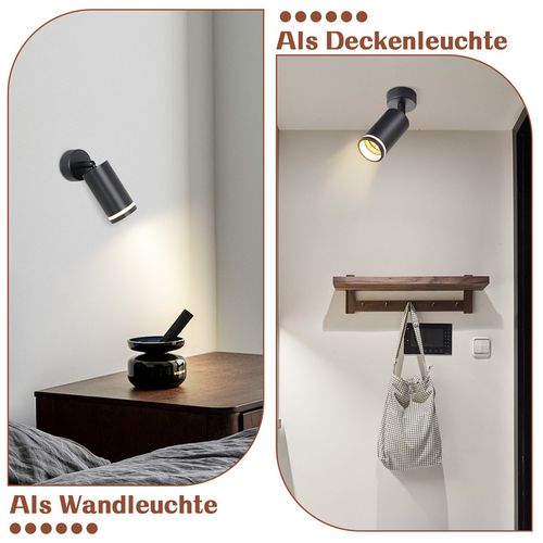 Plafonnier 1 Flamme Gu10 Métal Plafonnier Moderne Lampe De Couloir Pour Cuisine Bureau