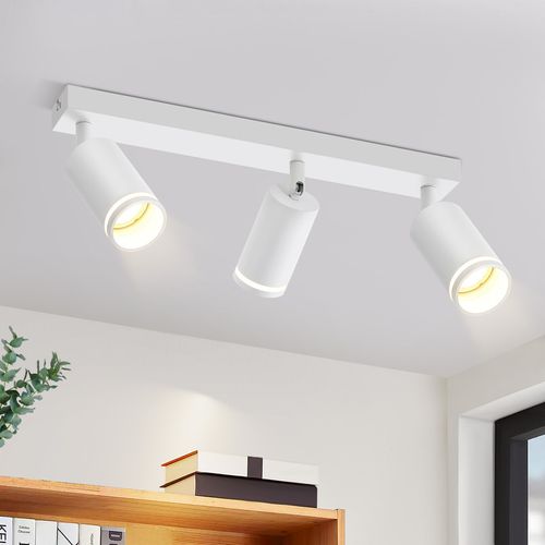 Plafonnier 3 Flammes Métal Gu10 Lumière De Couloir Pour Le Cuisine Et Le Salon