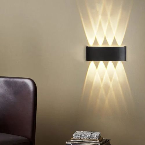 Applique Murale Extérieure LED Moderne Up Down Applique Murale Extérieure Chambre à Coucher Couloir